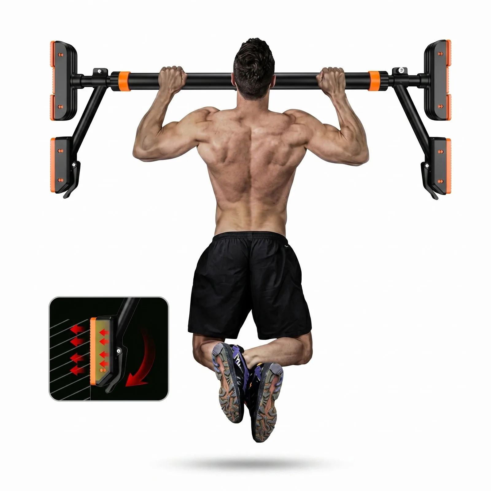 عقلة الباب المطورة (Premium Doorway Pull-Up Bar)