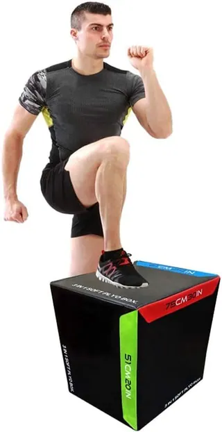 صندوق القفز الإسفنجي 3 في 1 (3-in-1 Soft Plyo Box)