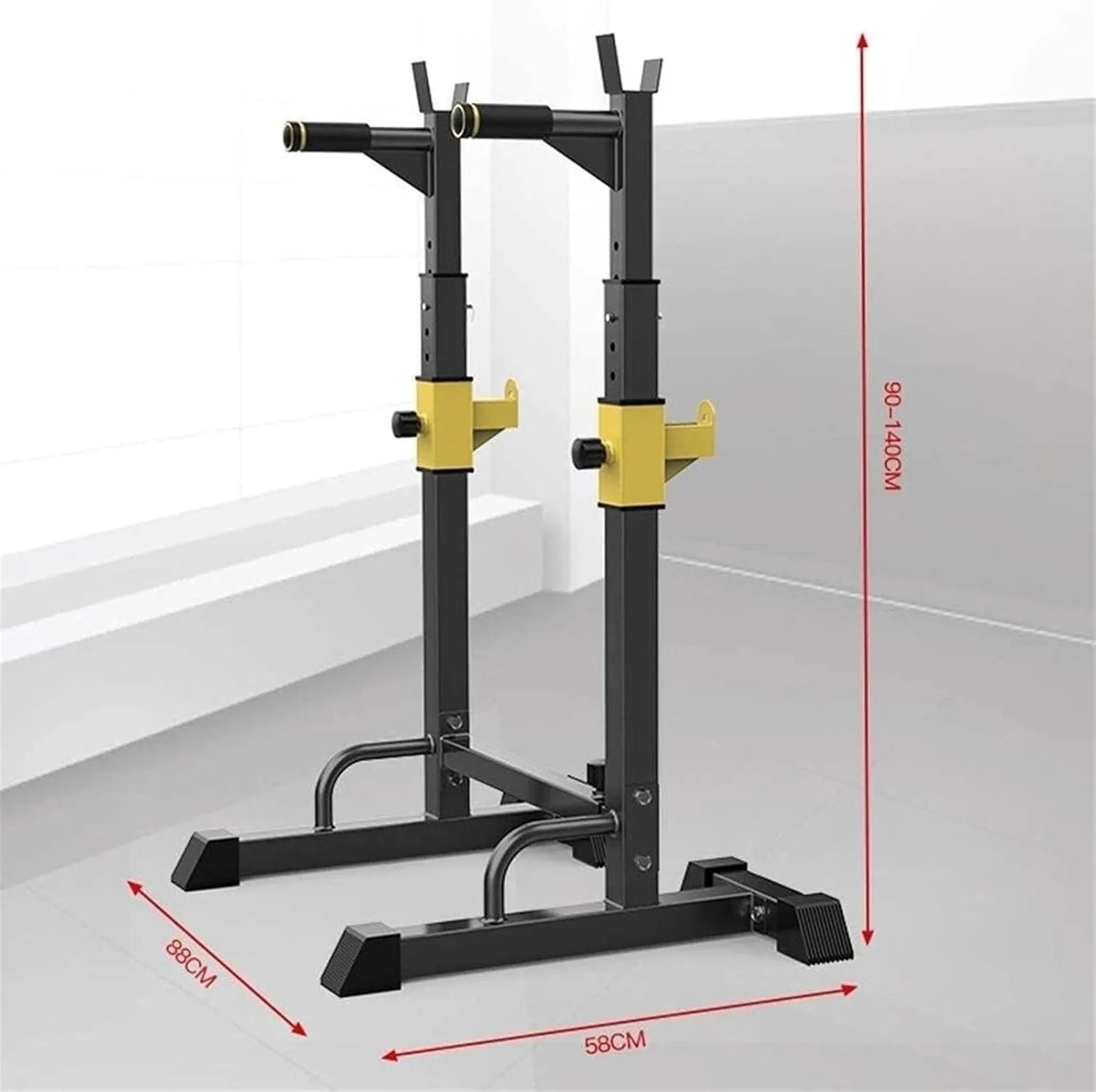 حمالة بار (Adjustable Barbell Stand / Squat Rack)
