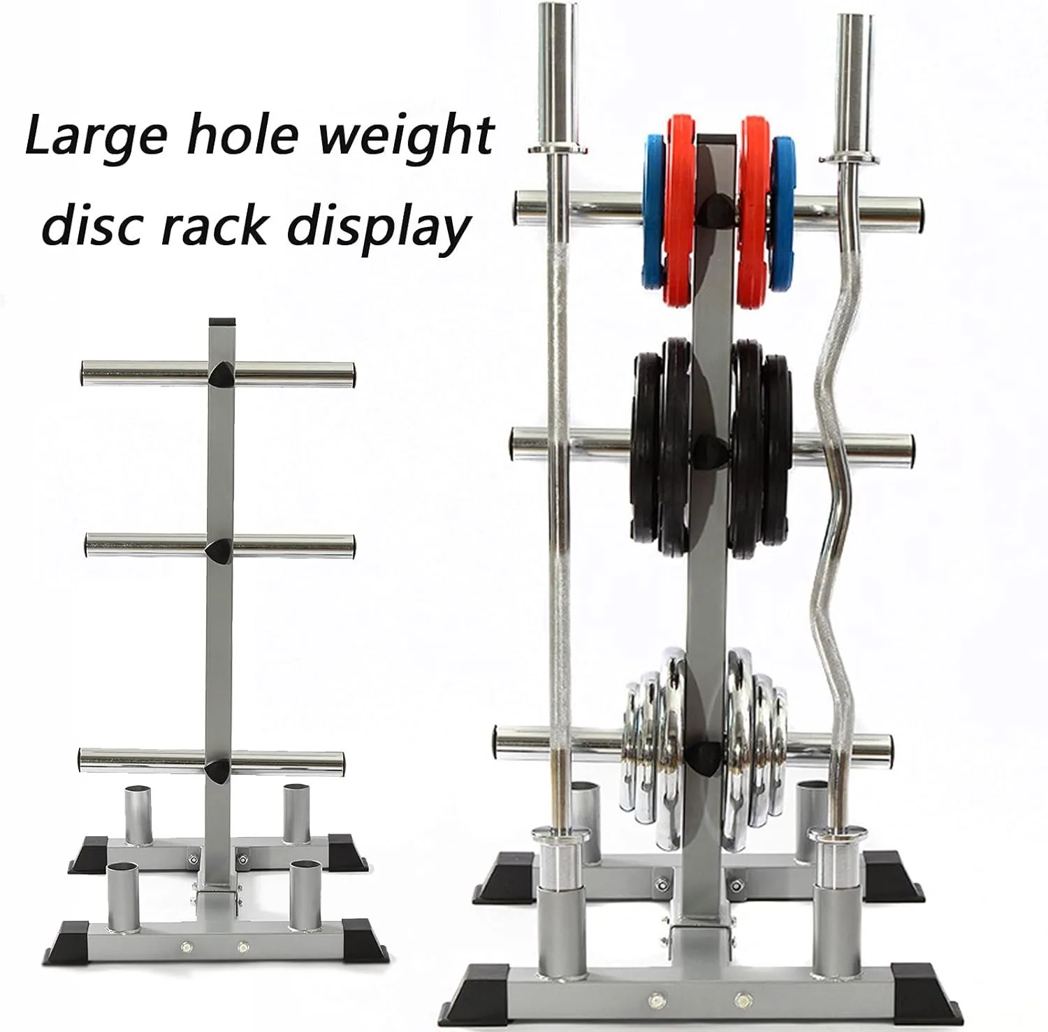 ستاند بارات وأوزان أولمبي (Olympic Weight Tree & Barbell Rack)
