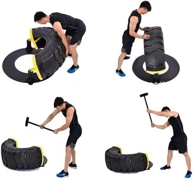 جهاز قلب العجل الاحترافي (Tire Flip 180) من Marshal Fitness