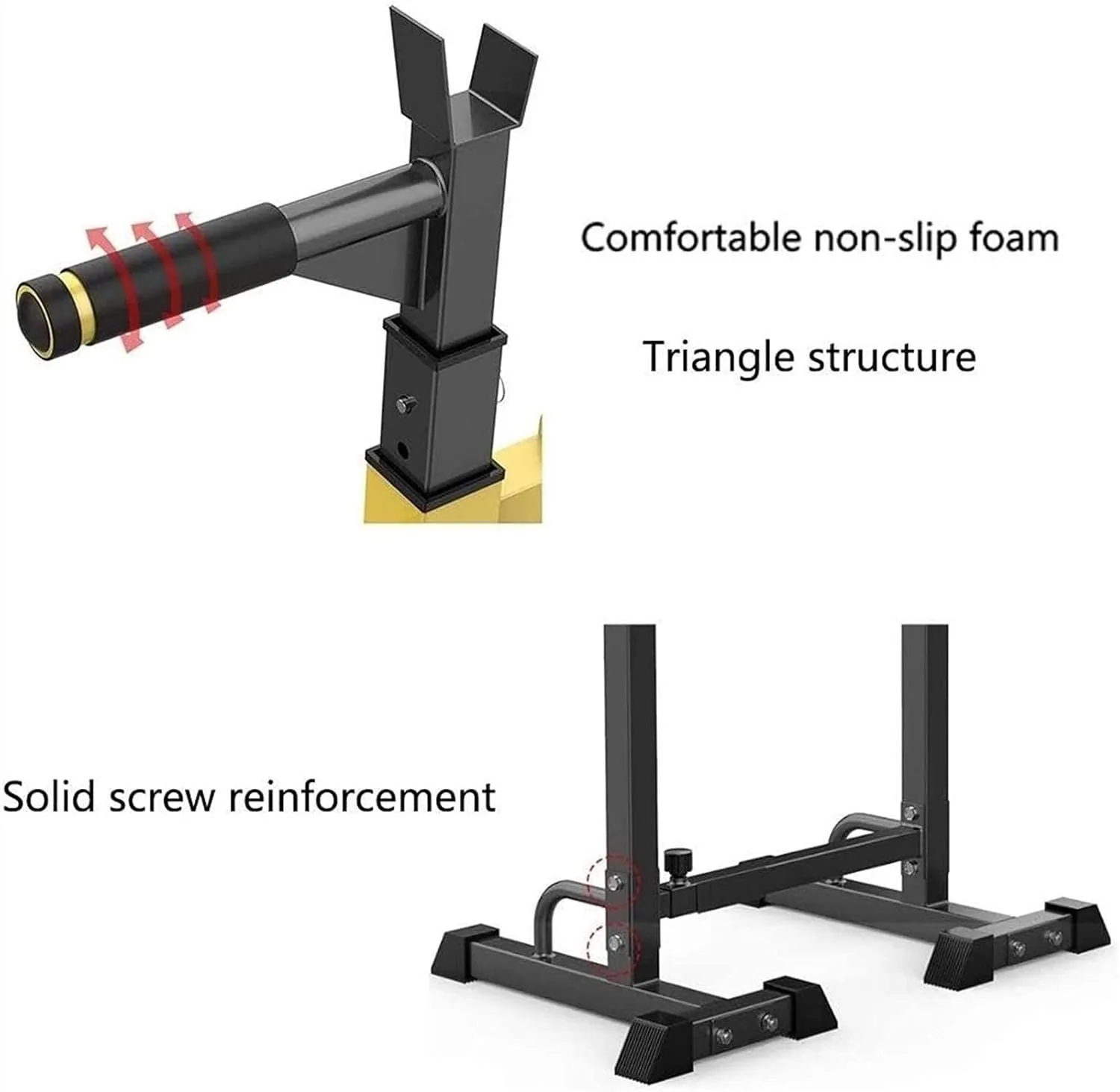 حمالة بار (Adjustable Barbell Stand / Squat Rack)