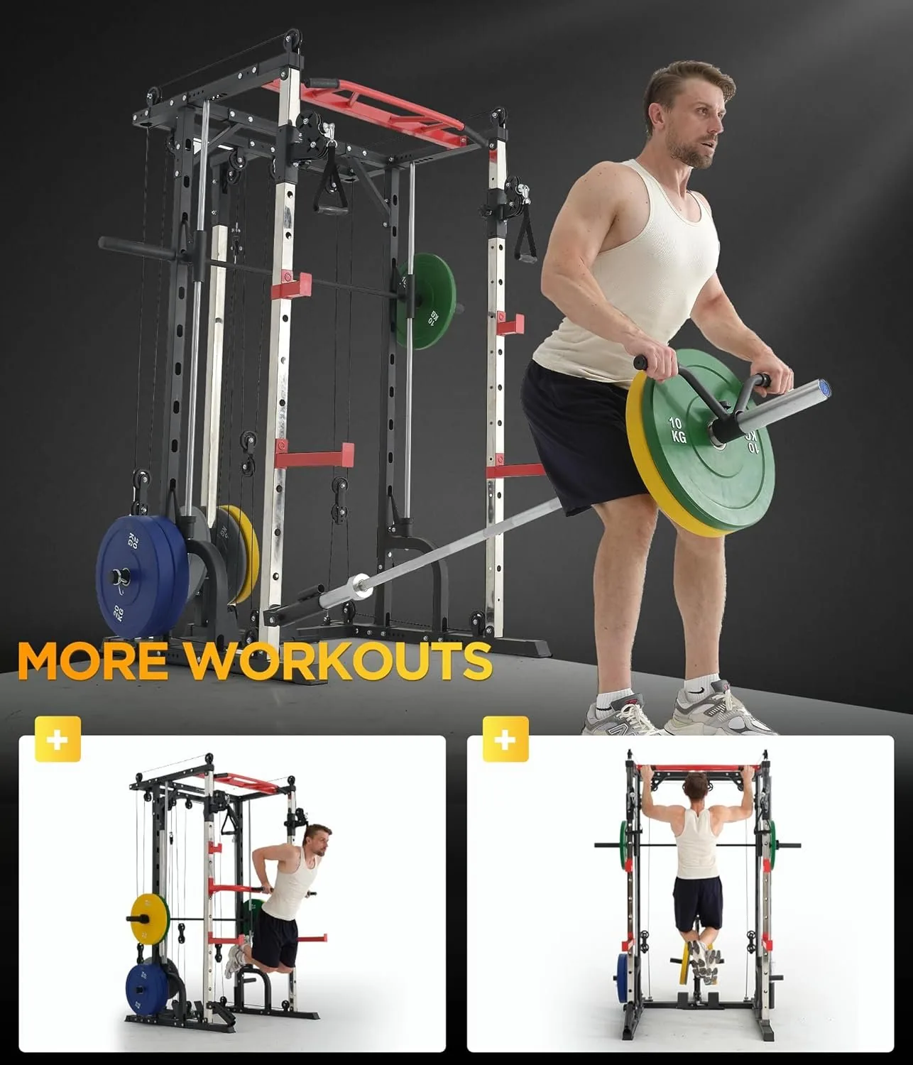 جهاز الكيبل سميث المتكامل (All-in-One Smith & Cable Machine)