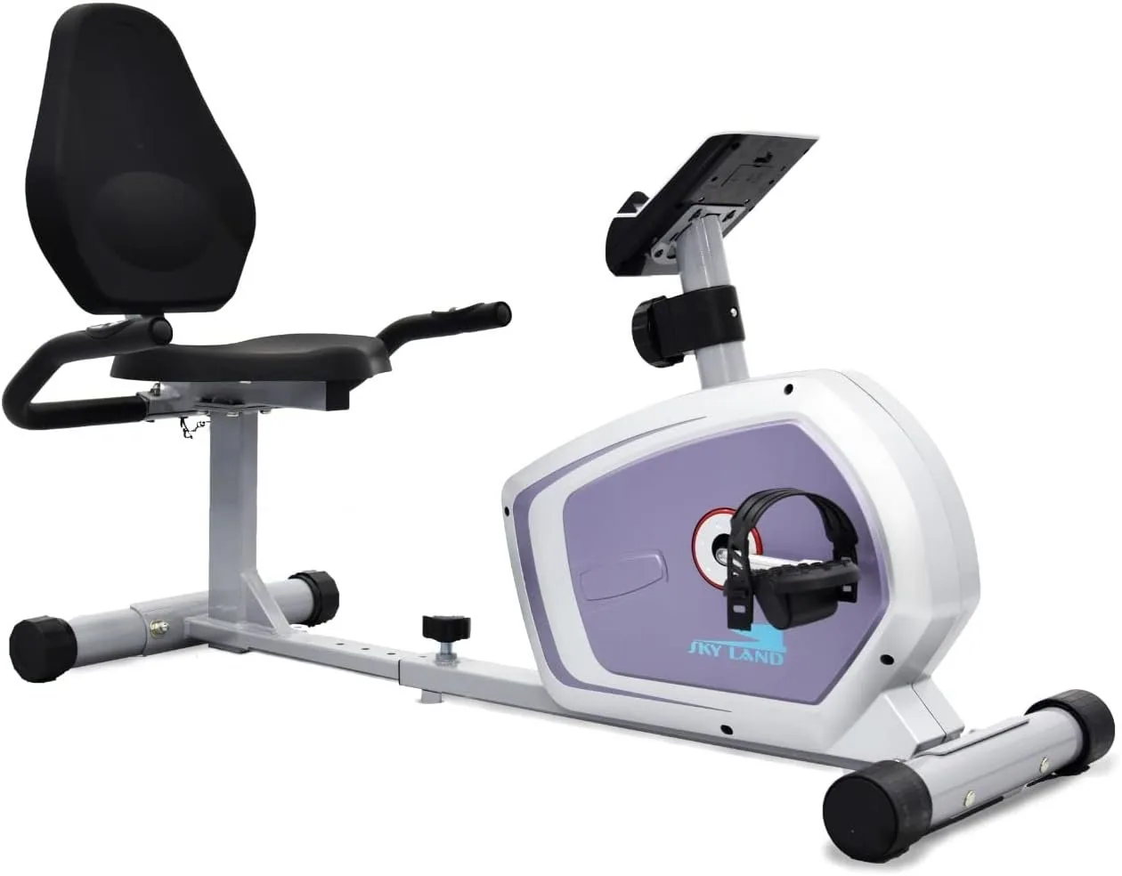 جهاز البايك الأرضي الثابت مع مقعد ظهر (Recumbent Desk & Floor Bike)