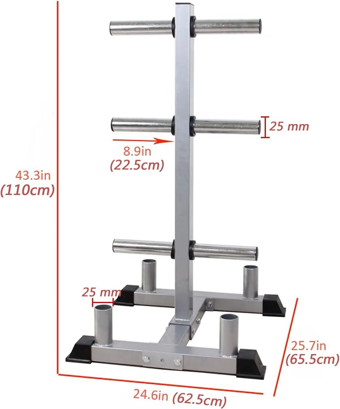 ستاند بارات وأوزان أولمبي (Olympic Weight Tree & Barbell Rack)