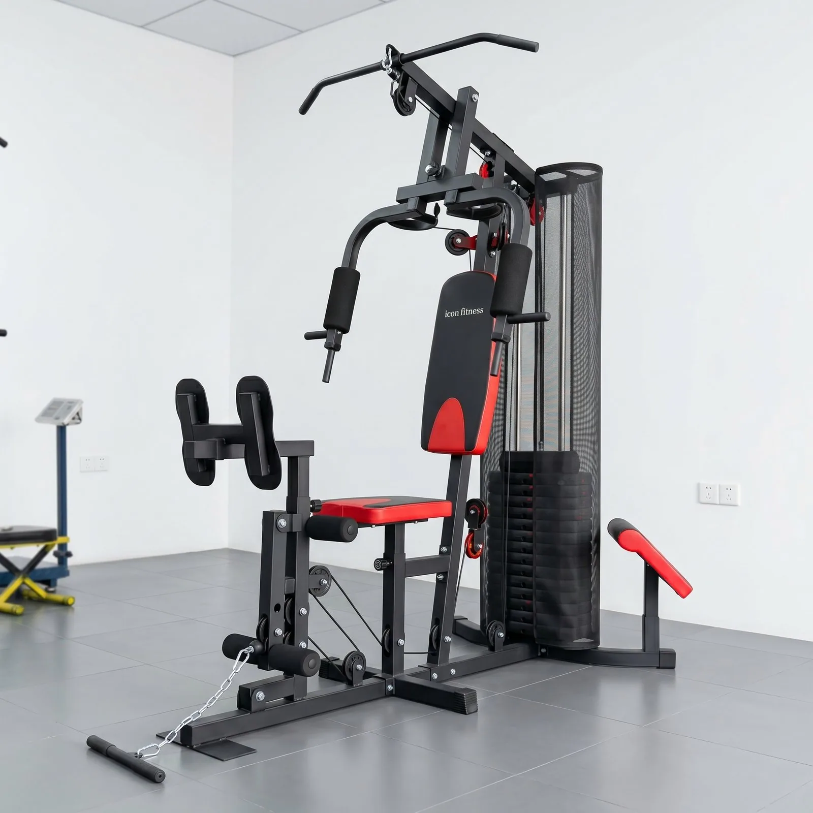 جهاز الهوم جيم المتكامل مع “دفاش” (Home Gym with Pec Deck)