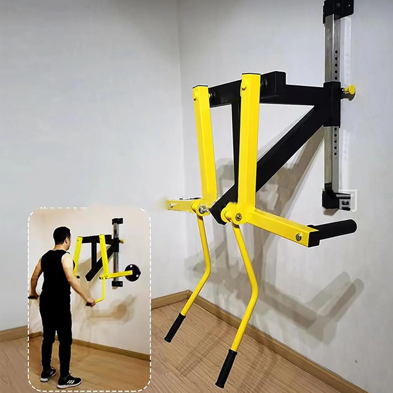 جهاز الرفرفة الجانبي المثبت على الحائط (Wall Mounted Lateral Raise Trainer)