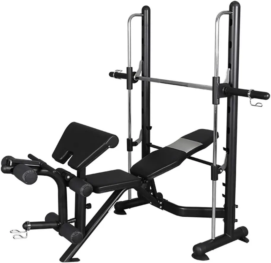 بنش تدريب احترافي مع نظام سميث المدمج (Smith Machine Bench)