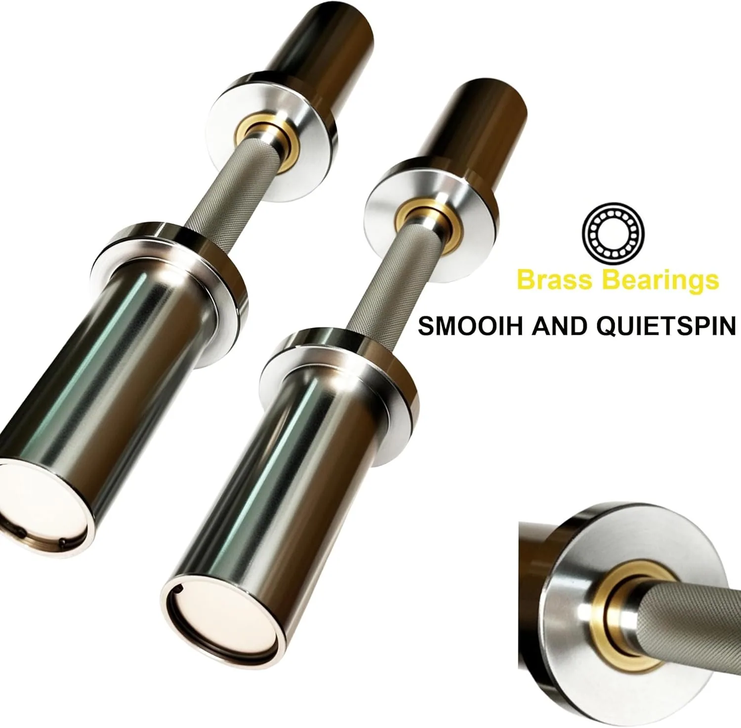 بارات دمبلز أولمبية (Olympic Dumbbell Handles