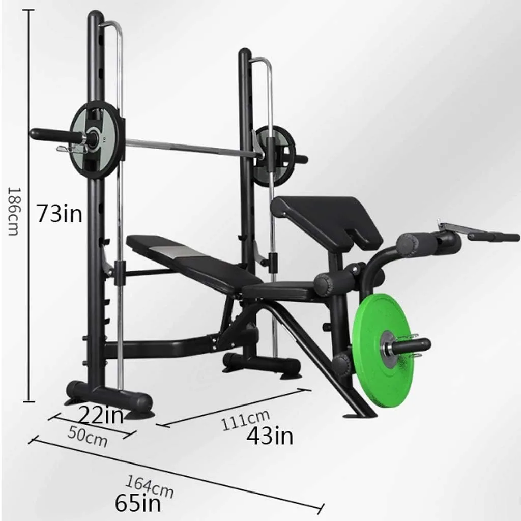 بنش تدريب احترافي مع نظام سميث المدمج (Smith Machine Bench)