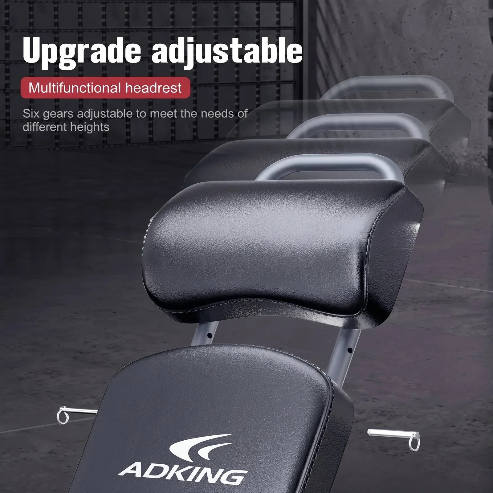 بنش تدريب متعدد الوظائف مع بكرة سحب علوية (Adjustable Bench with Pulley System)