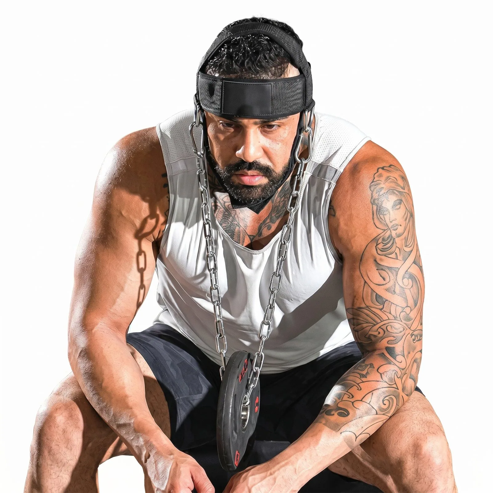 حزام تدريب الرقبة الاحترافي (Neck Weight Training Harness)