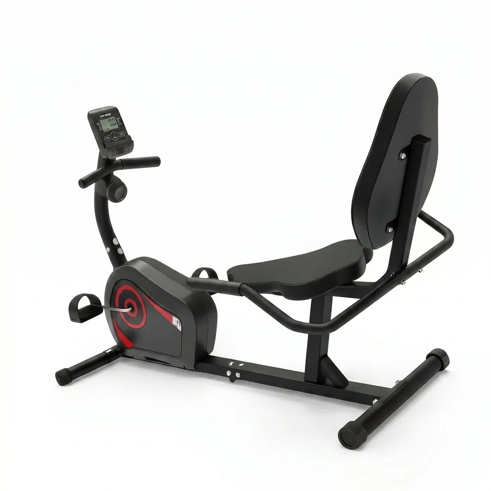 جهاز البايك الأرضي الثابت مع مقعد ظهر (Home Fitness Recumbent Bike)