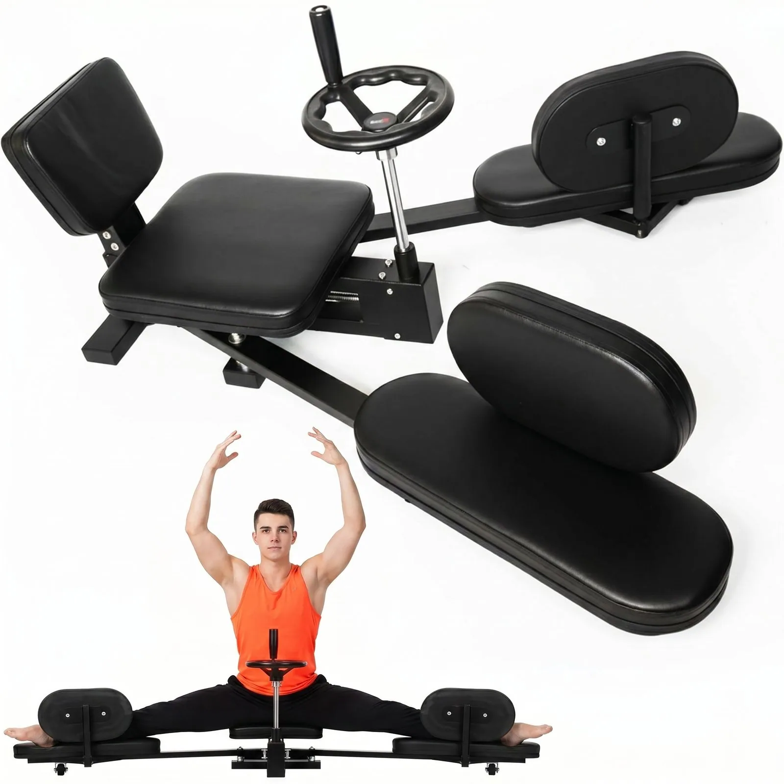 جهاز تمديد الساقين الاحترافي (Leg Stretcher Machine) – لمرونة تصل إلى 180 درجة