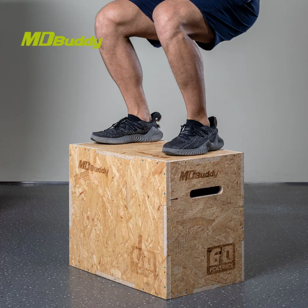 صندوق القفز الخشبي (Wooden Plyo Box)