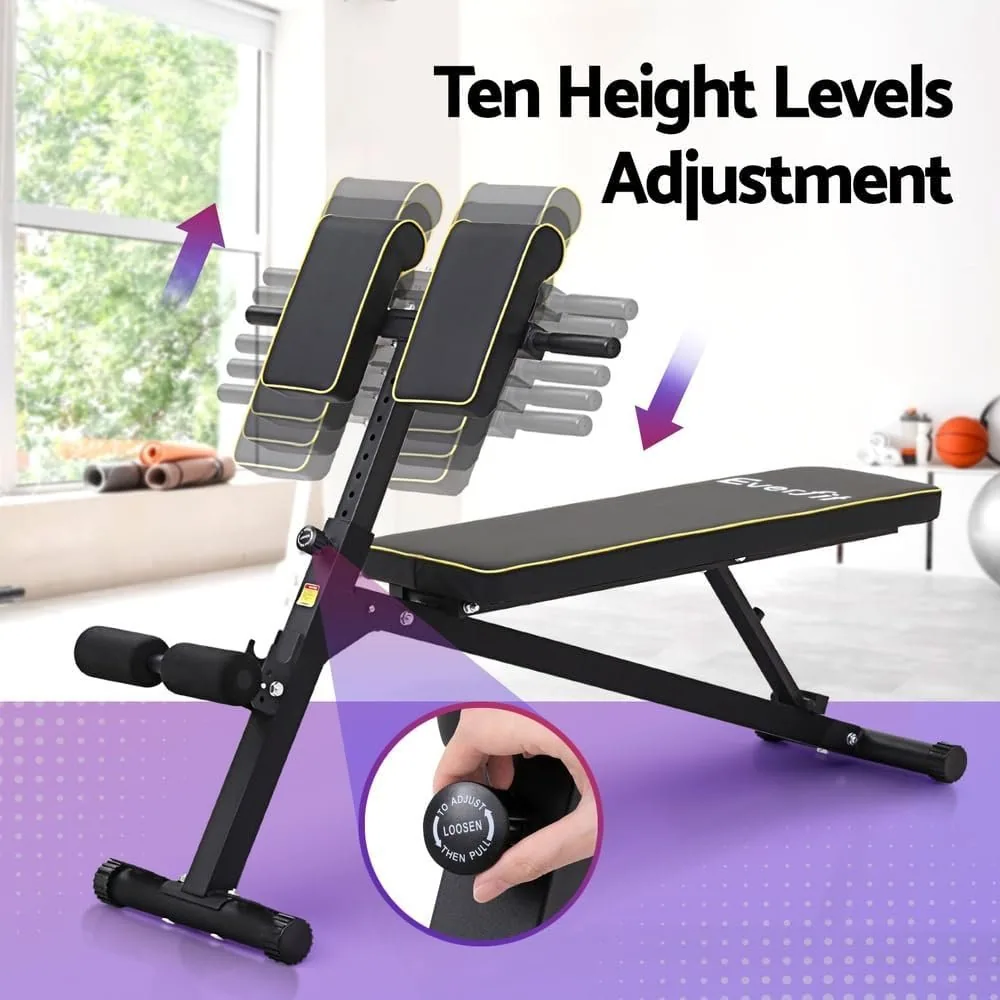 بنش التدريب المستوي مع كرسي “روماني” (Flat Bench & Roman Chair)